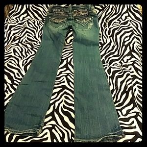 Miss Me Blue Flared Jeans